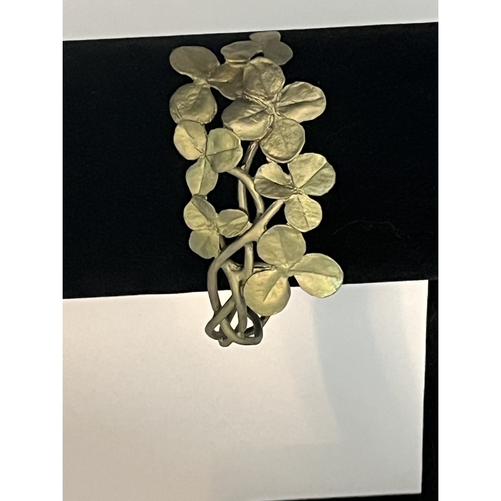 Michael Michaud Clover Cuff Bracelet